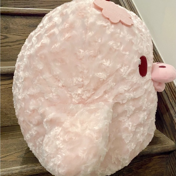 Brand new Rilakkuma Kiiroitori big Sakura Rose Fur Plush from Japan - Picture 2 of 5